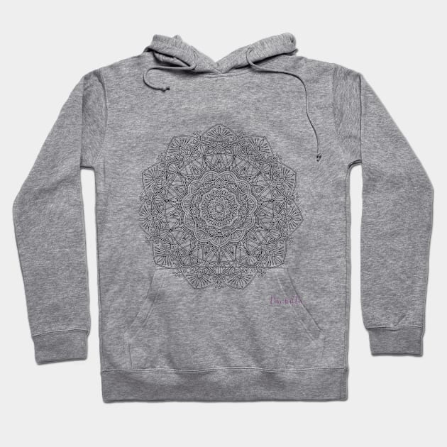 Decorative Color Mandala Hoodie by mindfully Integrative 